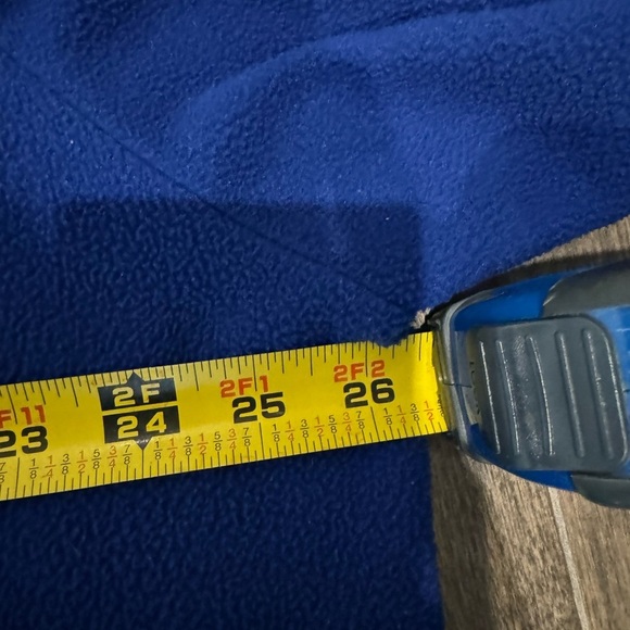 ANTIGUA 1/4 Zip Fleece Size XL Royal Blue & Orange Golf Pullover Pocke… - Picture 16 of 17